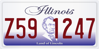 IL license plate Z591247