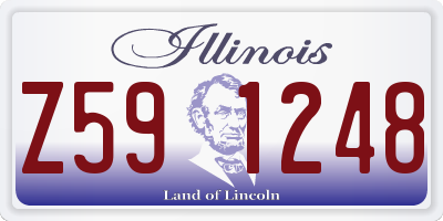IL license plate Z591248