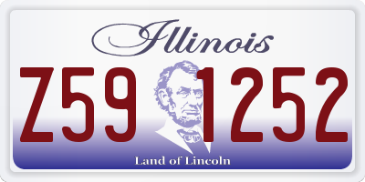 IL license plate Z591252