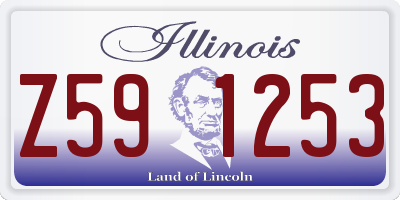 IL license plate Z591253