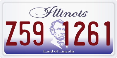 IL license plate Z591261