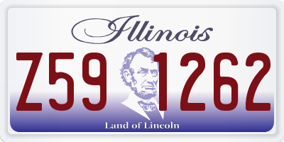 IL license plate Z591262