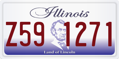 IL license plate Z591271