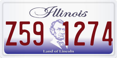 IL license plate Z591274