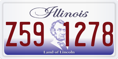 IL license plate Z591278