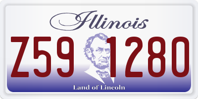 IL license plate Z591280