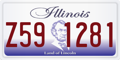 IL license plate Z591281
