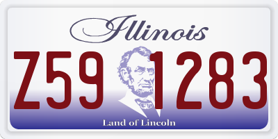 IL license plate Z591283