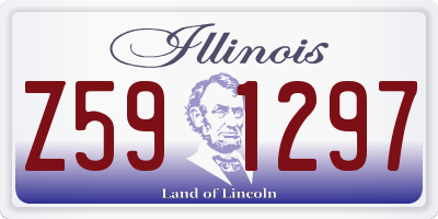 IL license plate Z591297