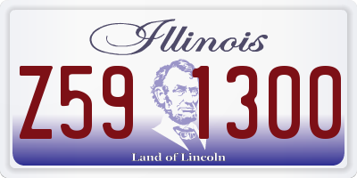 IL license plate Z591300