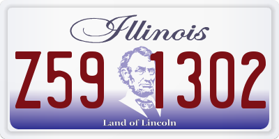 IL license plate Z591302