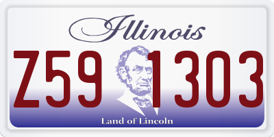 IL license plate Z591303