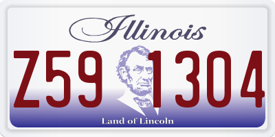 IL license plate Z591304