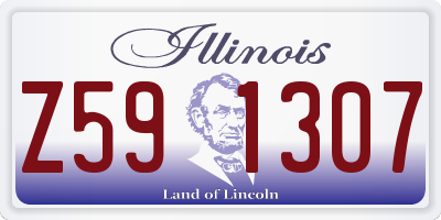 IL license plate Z591307