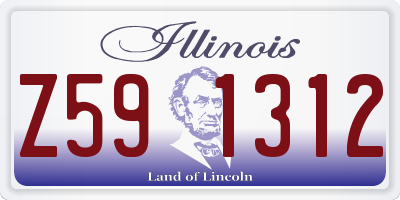 IL license plate Z591312