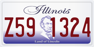 IL license plate Z591324