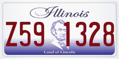 IL license plate Z591328