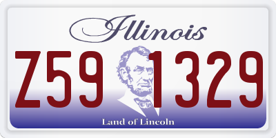 IL license plate Z591329