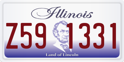IL license plate Z591331