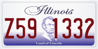 IL license plate Z591332