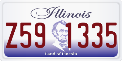 IL license plate Z591335