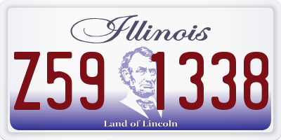 IL license plate Z591338