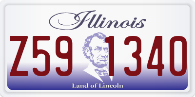 IL license plate Z591340