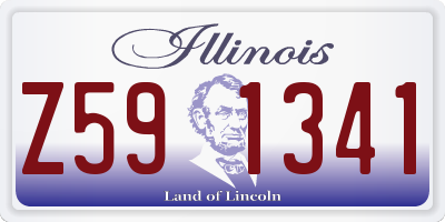 IL license plate Z591341