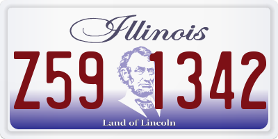IL license plate Z591342