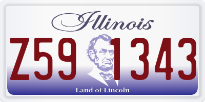 IL license plate Z591343