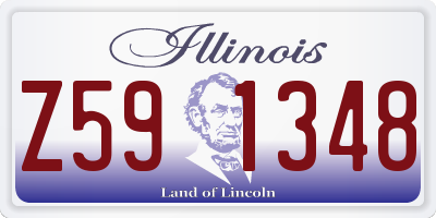 IL license plate Z591348