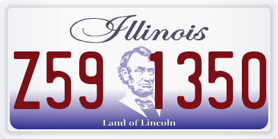 IL license plate Z591350