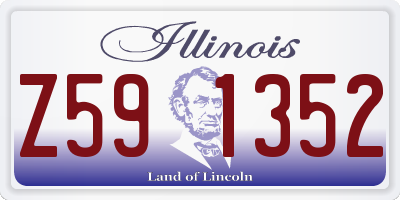 IL license plate Z591352