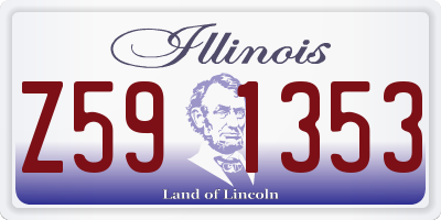 IL license plate Z591353