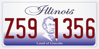 IL license plate Z591356