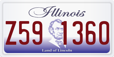IL license plate Z591360