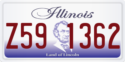 IL license plate Z591362