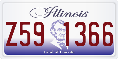 IL license plate Z591366