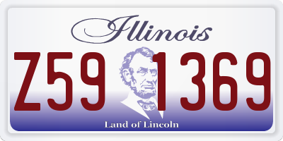 IL license plate Z591369