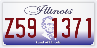 IL license plate Z591371