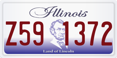 IL license plate Z591372