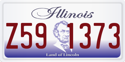 IL license plate Z591373
