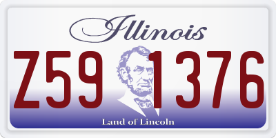 IL license plate Z591376