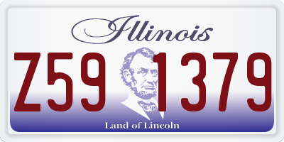 IL license plate Z591379