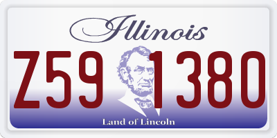 IL license plate Z591380