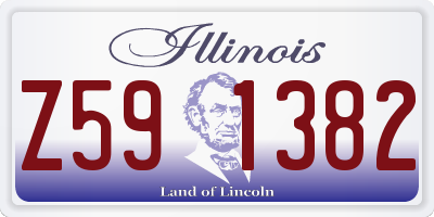 IL license plate Z591382
