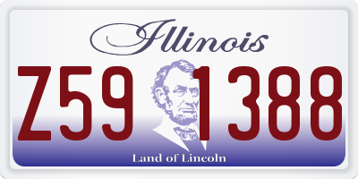 IL license plate Z591388