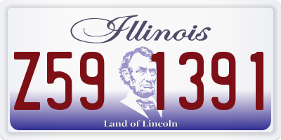 IL license plate Z591391