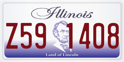 IL license plate Z591408