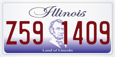 IL license plate Z591409